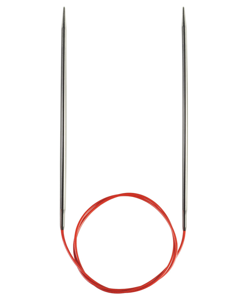 Red Circular Knitting Needles 9-Size 7/4.5mm