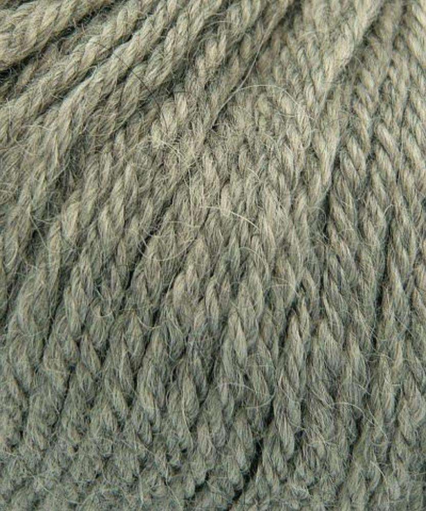 Baby Alpaca Worsted Yarn - Dk Green Heather (# 111), Plymouth