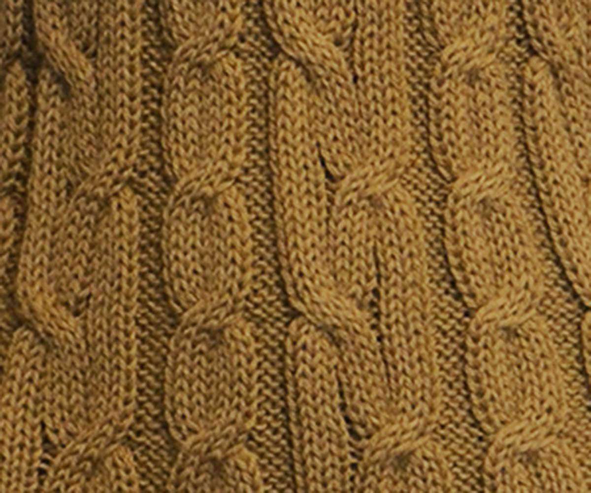 Sleeveless Cable Knit Alpaca Sweater