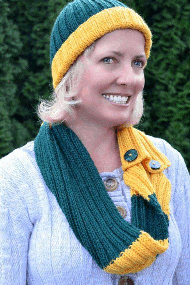 Team Spirit Beanie Free Crochet Pattern