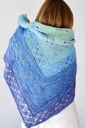 Waters Crochet Shawl by Lena Fedotova